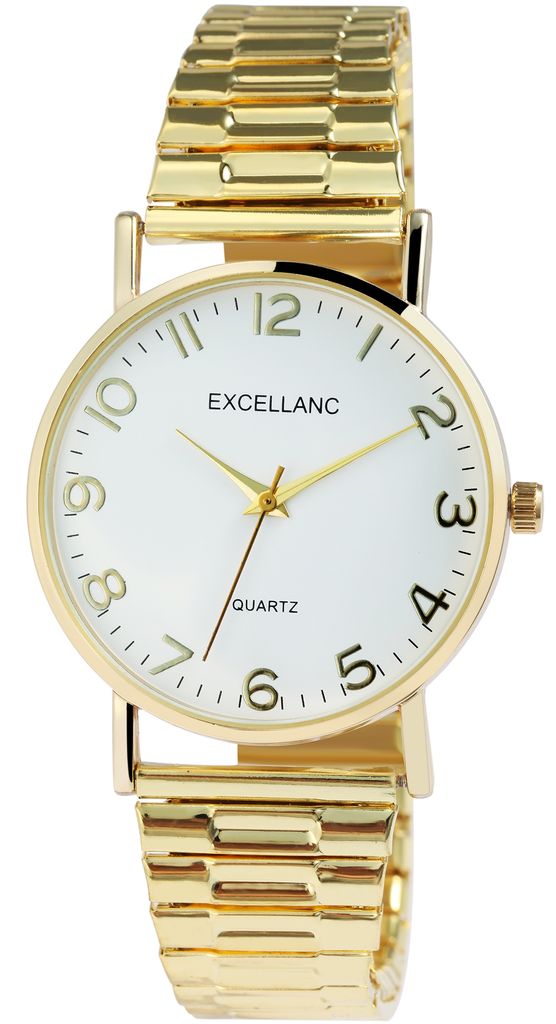 Excellanc Damenuhr mit Edelstahlzugarmband Produktbild 