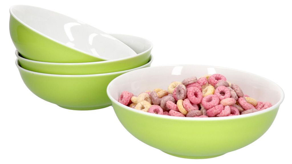 4er Set Doppio Schalen Ø 18 cm Grün Schälchen Schüssel Produktbild 