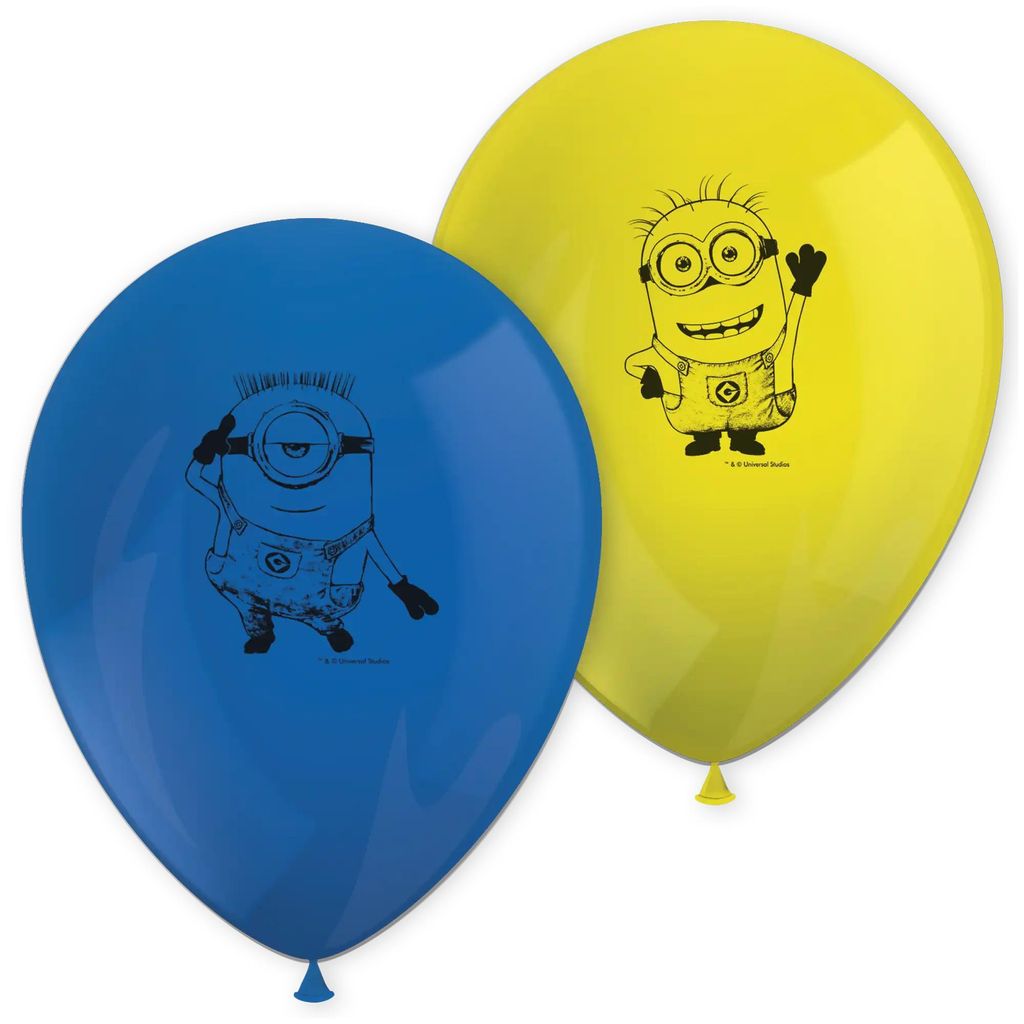 Palloncini in lattice per feste - Minions - Minions 28 cm - Immagine del prodotto 