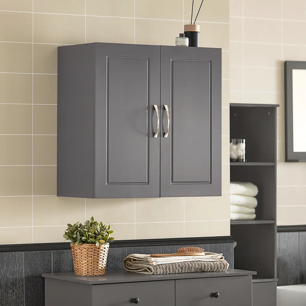 Armoire murale anti-encombrement SoBuy pour ranger votre salle de bain