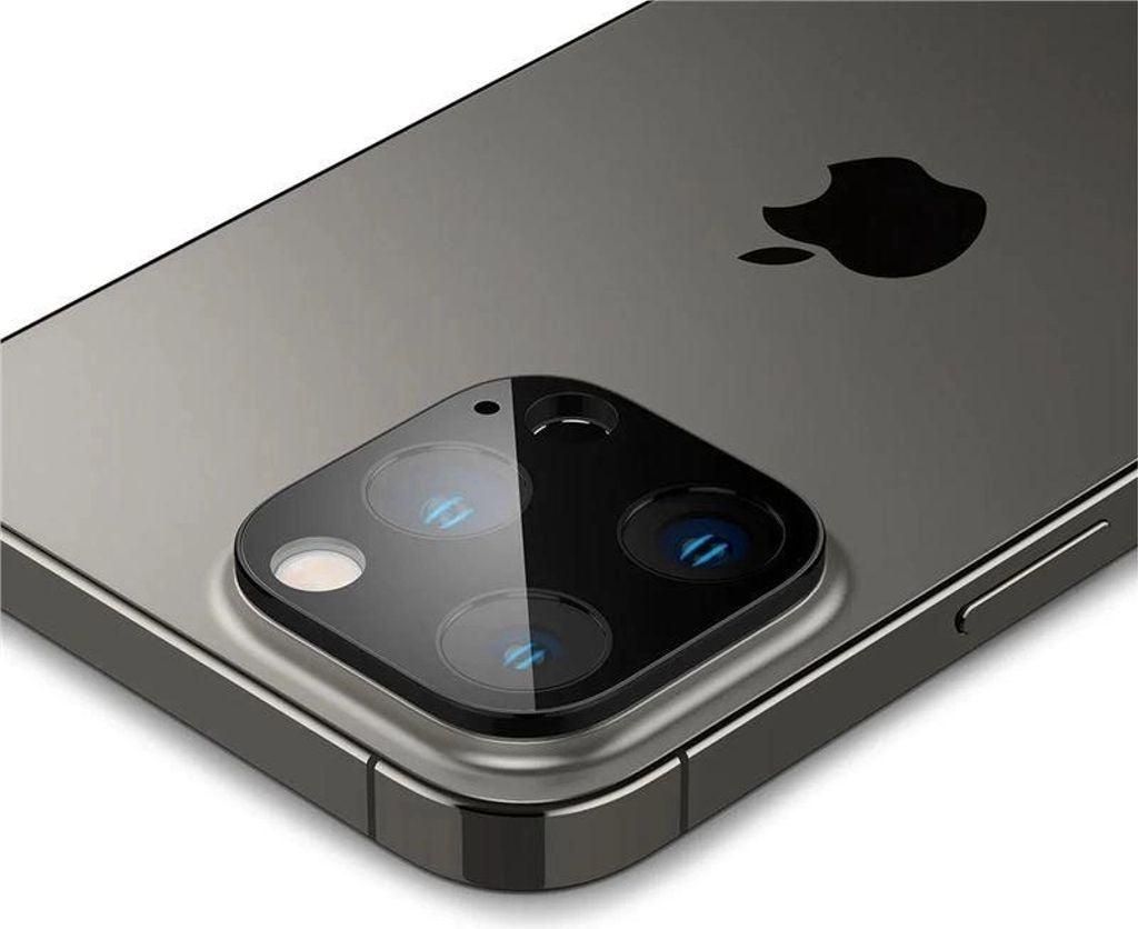 Spigen Optik.tR Kameraschutz fr iPhone 14 Pro / Pro Max / 15 Pro / Pro Max / 16 Pro / Pro Max - Schwarz 2 Stk.