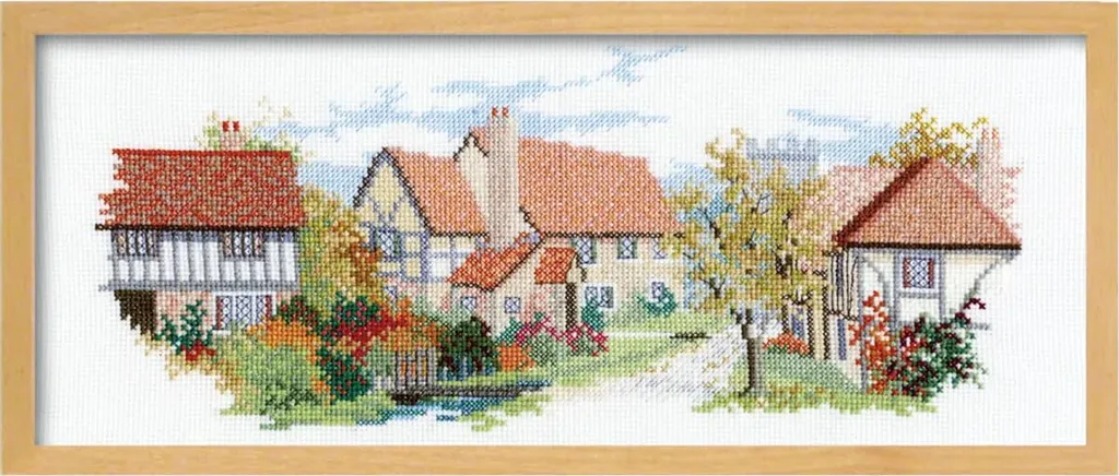 Réussir sa Broderie Facilement avec le Kit Point de Croix Complet 40cm