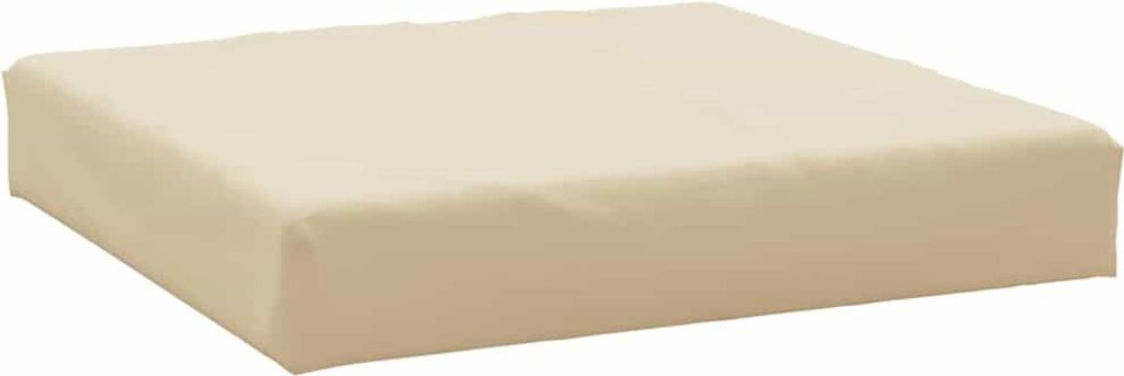 vidaXL Palettenkissen Beige 60x60x8 cm Oxford-Gewebe