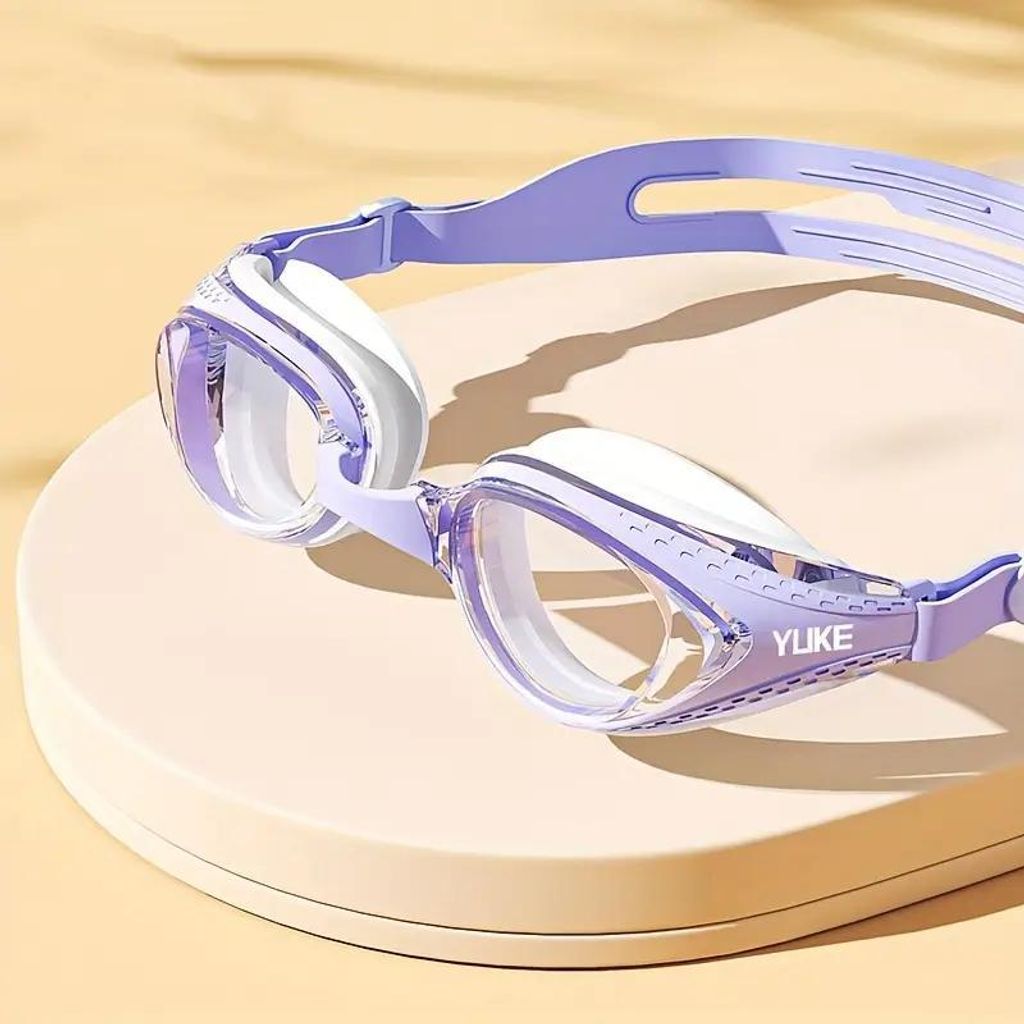 Schwimmbrille für Erwachsene, professionelle Anti-Beschlag-Schwimmbrille, lila