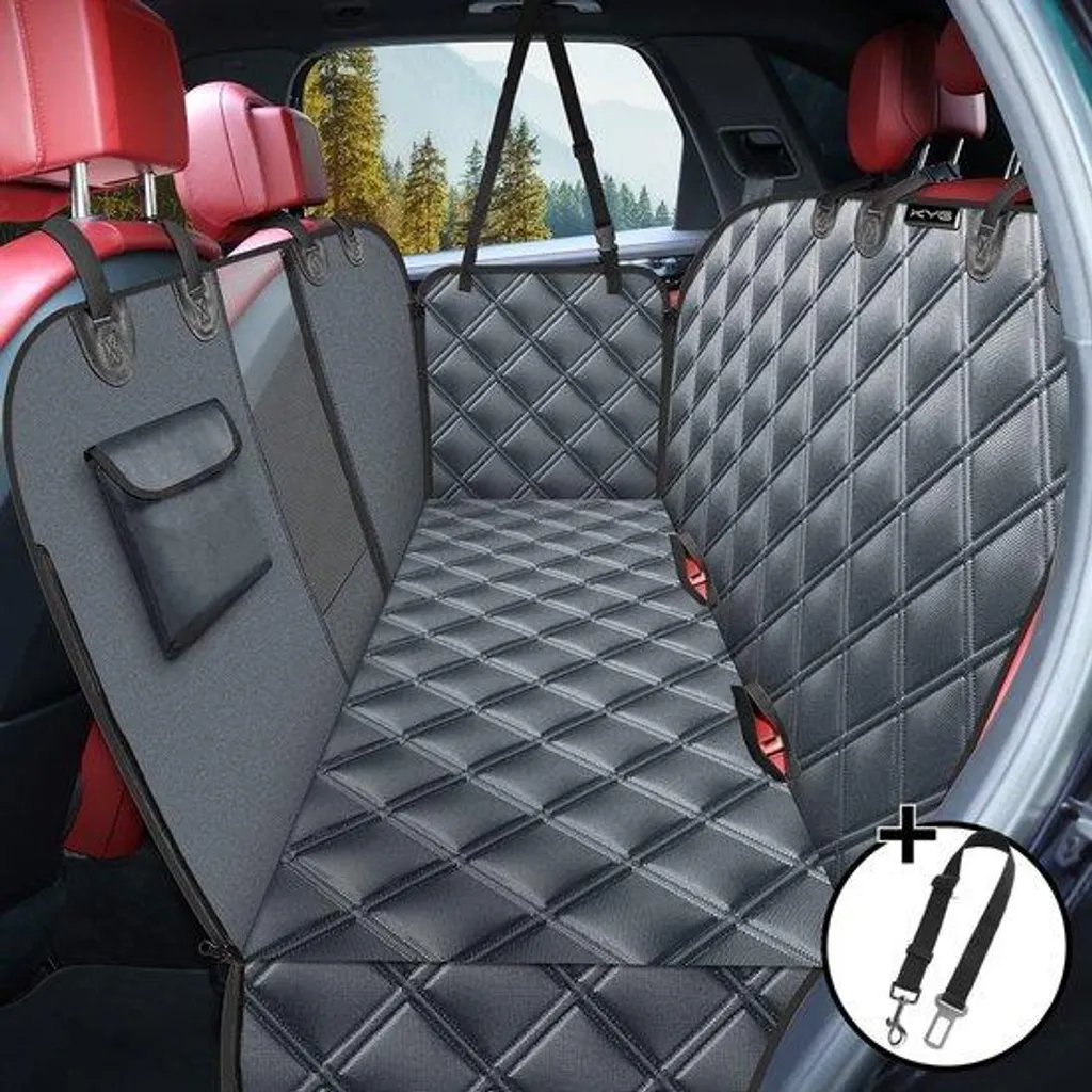 Protection banquette arrière voiture pour grand chien voyage 135x148cm