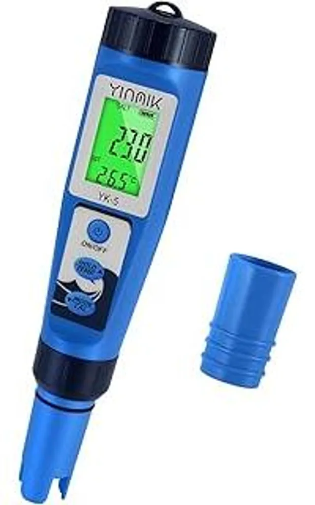YINMIK 5 in 1 Water Tester: pH, Sale e TDS per la tua Oasi di Benessere