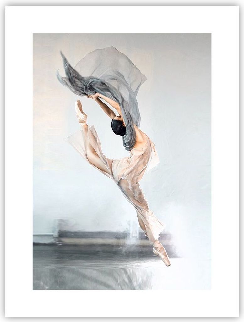 Poster - Poster ohne Rahmen - Tanz Frau Ballerina - 30x40 cm - Wand Bild - Wanddeko - Wandbilder - Kunstposter - Wandposter - Bilder - Kunstdruck -...