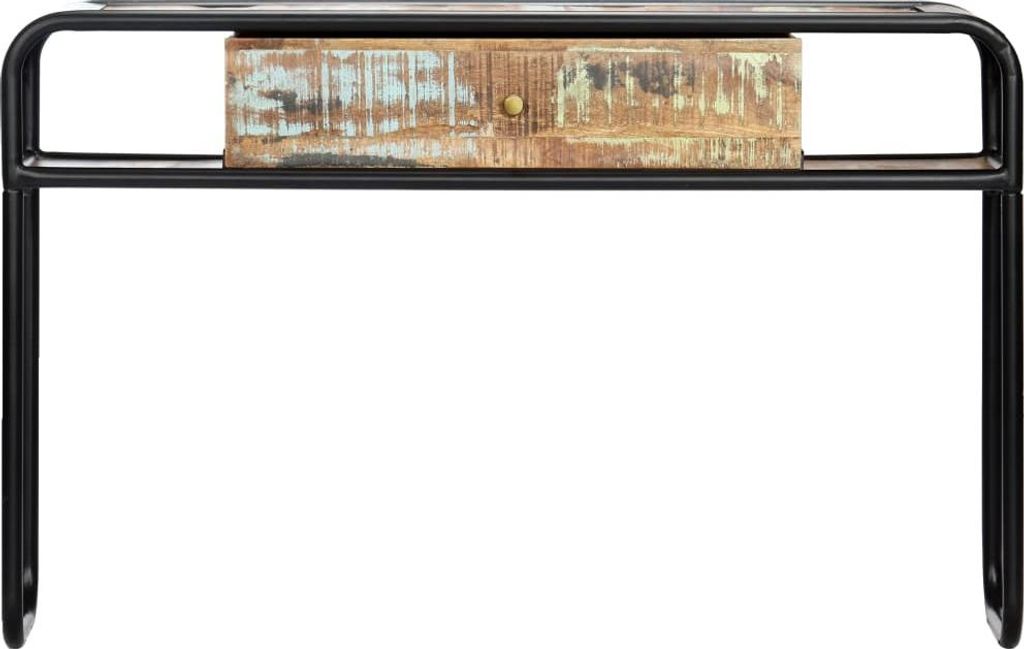 vidaXL Konsolentisch 118x30x75 cm Altholz Massiv