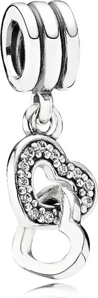 Ciondolo Pandora 791242CZ Cuori Intrecciati Argento e Zirconi - Offerta