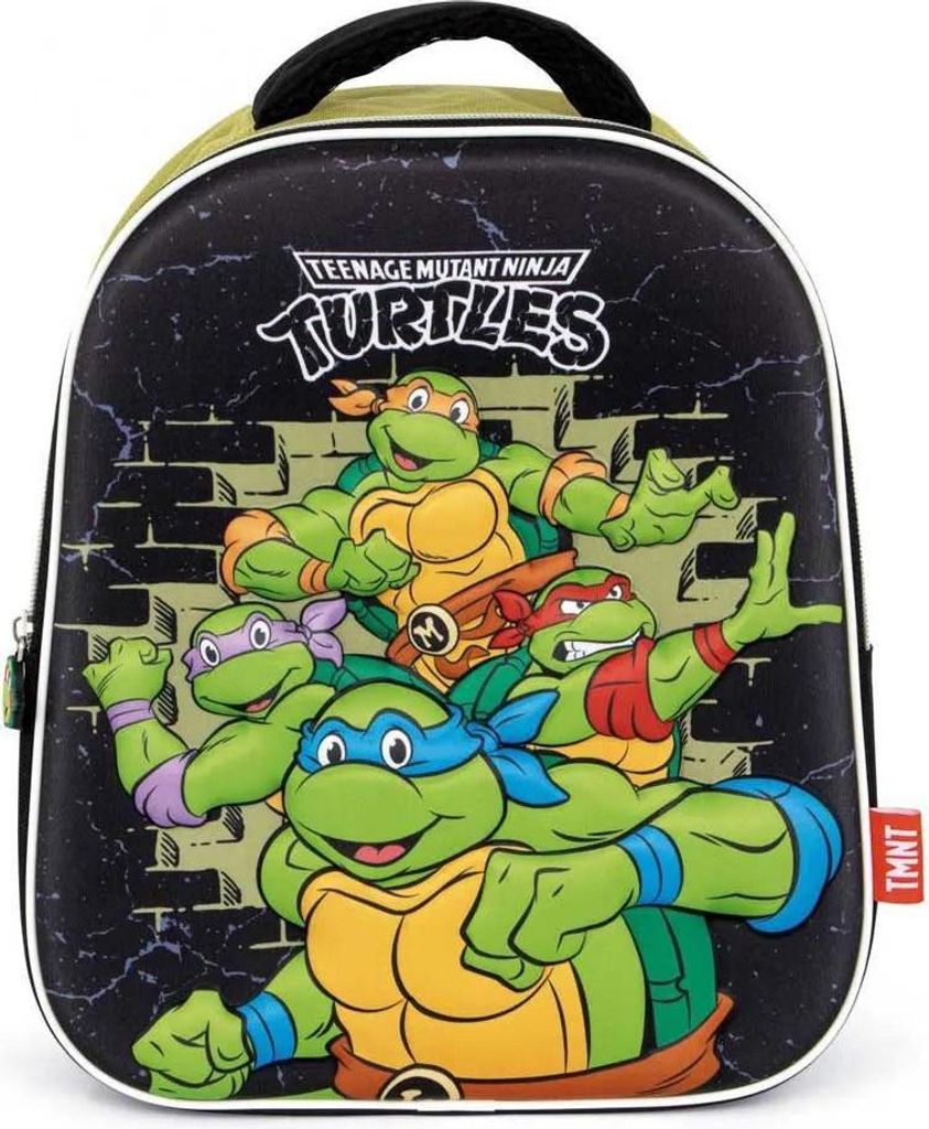 Arditex Rugzak Tortugas Ninja 3D, 26x32x10 cm, zwart, voor Productafbeelding 