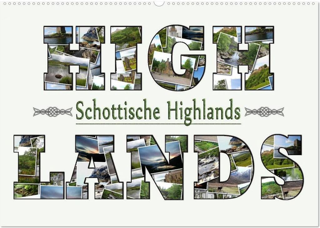 Schottische Highlands (Wandkalender 2026 DIN A2 quer), CALVENDO Monatskalender