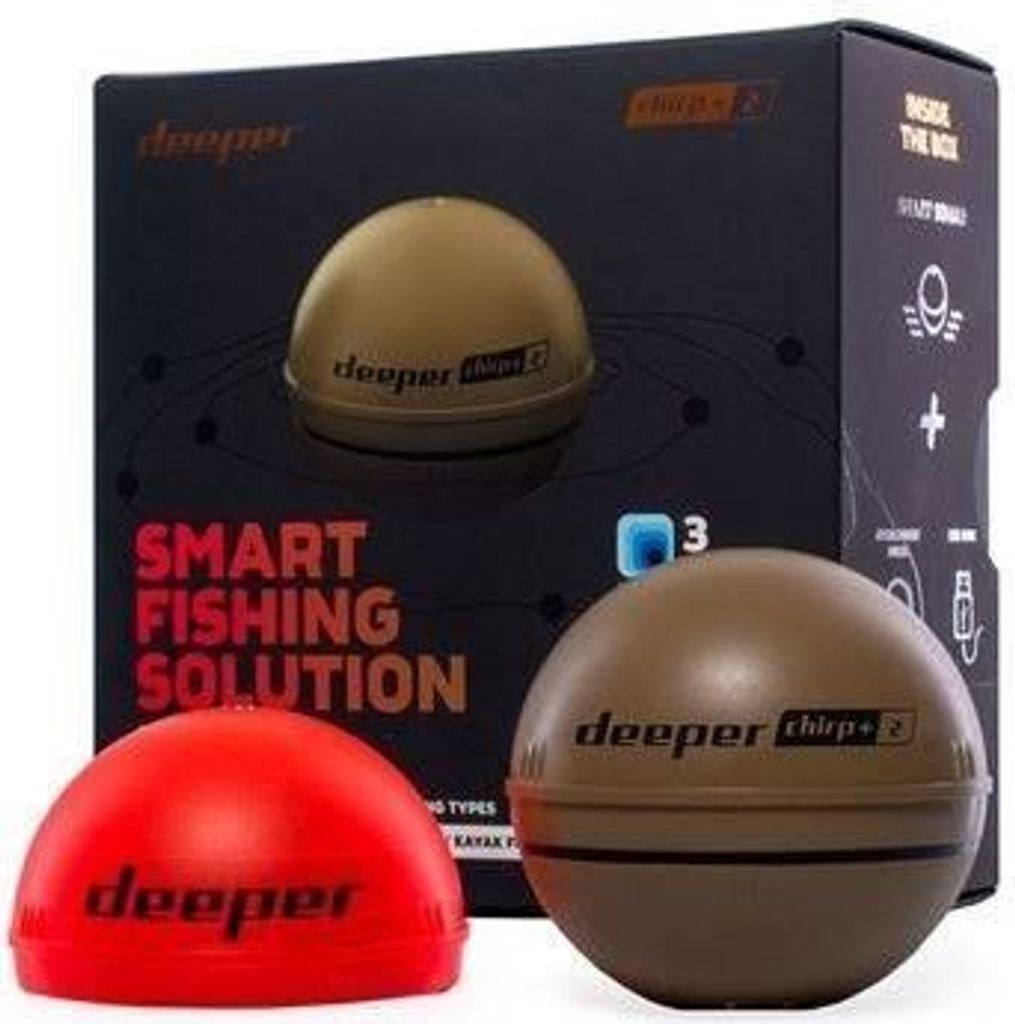 Přenosný sonar Deeper CHIRP+ V2, Wi-Fi, GPS, 3 frekvence Obrázek produktu 