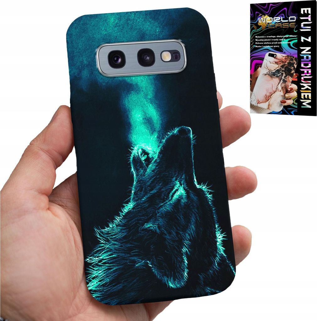 Fall Für Samsung Galaxy S10E - Wolf Wolfsrudel Super Muster Fall