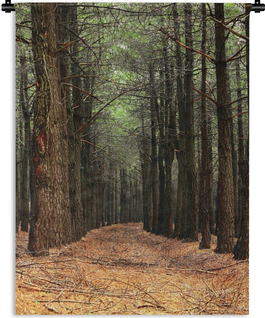 MuchoWow Wandteppich Wandbehang Herbst - Dekoration - Wald 120x160 cm Tapisserie Dekoration Wandtuch - Wohnzimmer - Moderne