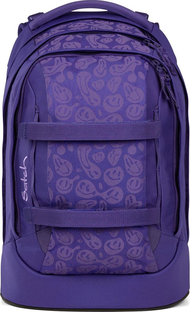 satch Schulrucksack mit Laptopfach Pack Bright Faces violett