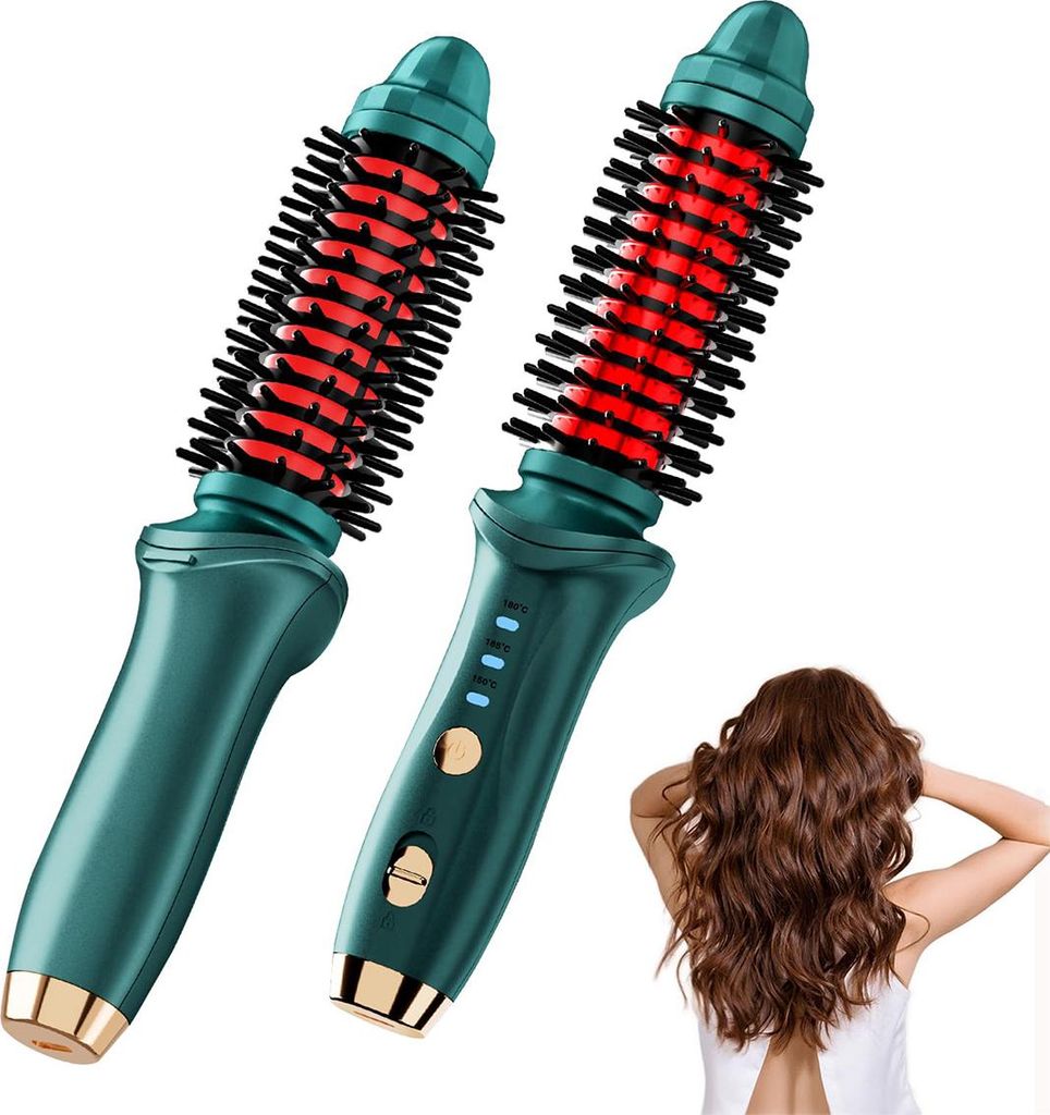 Kabelloser Haarglätter & Lockenstab, 2-in-1 Elektrisch, Keramik-Infrarot, 21-30mm, 3 Temperaturstufen, Type-C Lade, Für Wellen & Glattes Haar