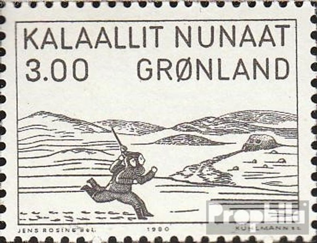 Briefmarken Dänemark - Grönland 1980 Mi 124 (kompl.Ausg.) postfrisch Kunst