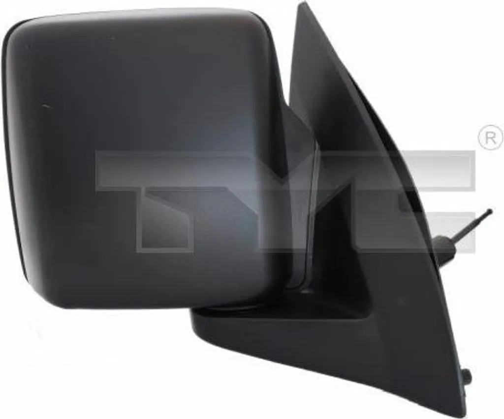 Miroir de rétroviseur TYC 325-0057 haute visibilité pour Combo Noir