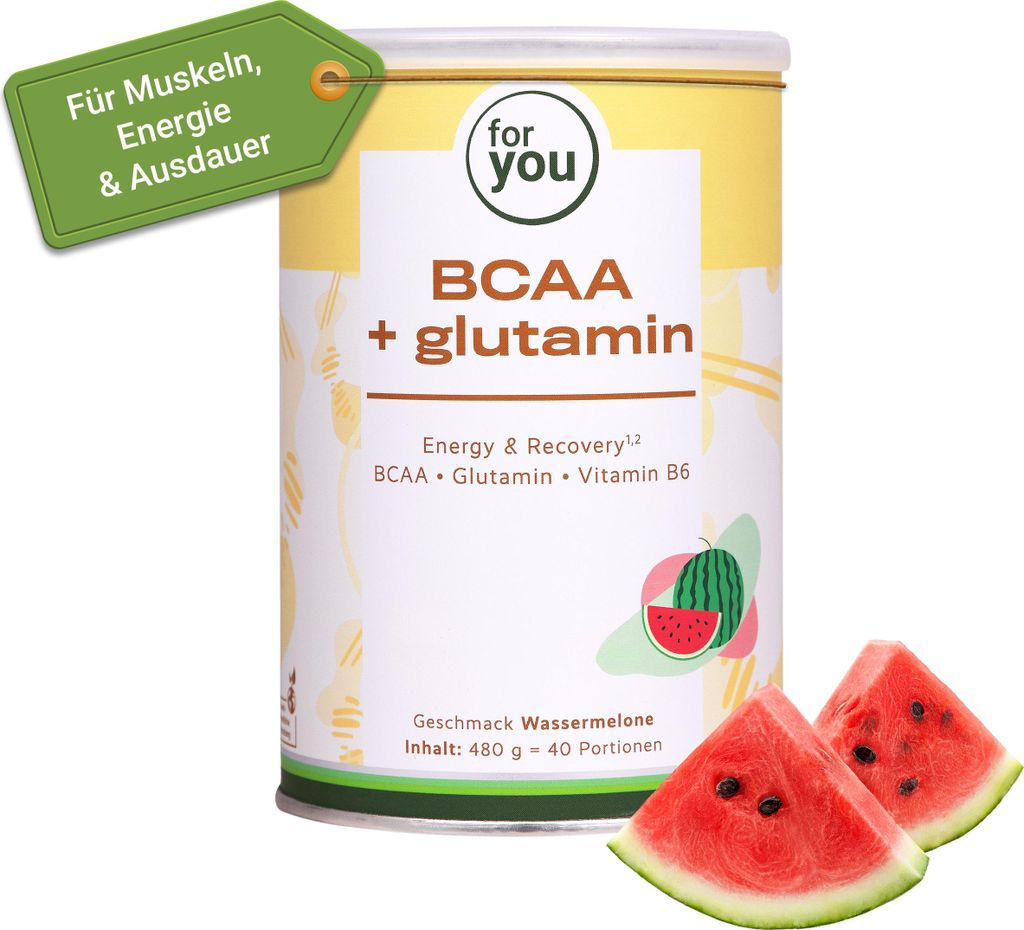 for you BCAA + Glutamin Energy & Recovery - Wassermelone