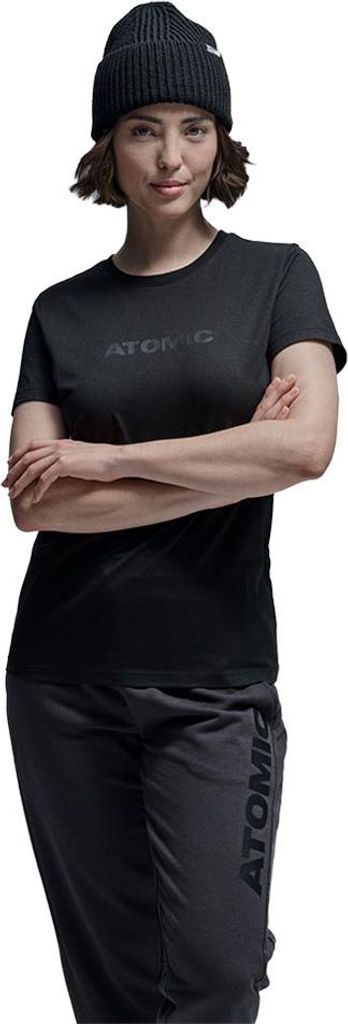 Atomic Alps Kurzarm-t-shirt Schwarz M Damen Schwarz M