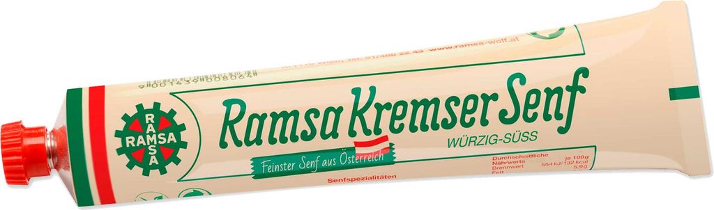 Ramsa Kremser Senf 100g - Cremige Konsistenz - Süß-milder Produktbild 