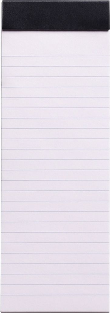 Rhodia 10x Gehefteter Notizblock No.8 7,4x21cm 80 Bl liniert 80g Schwarz 86009C