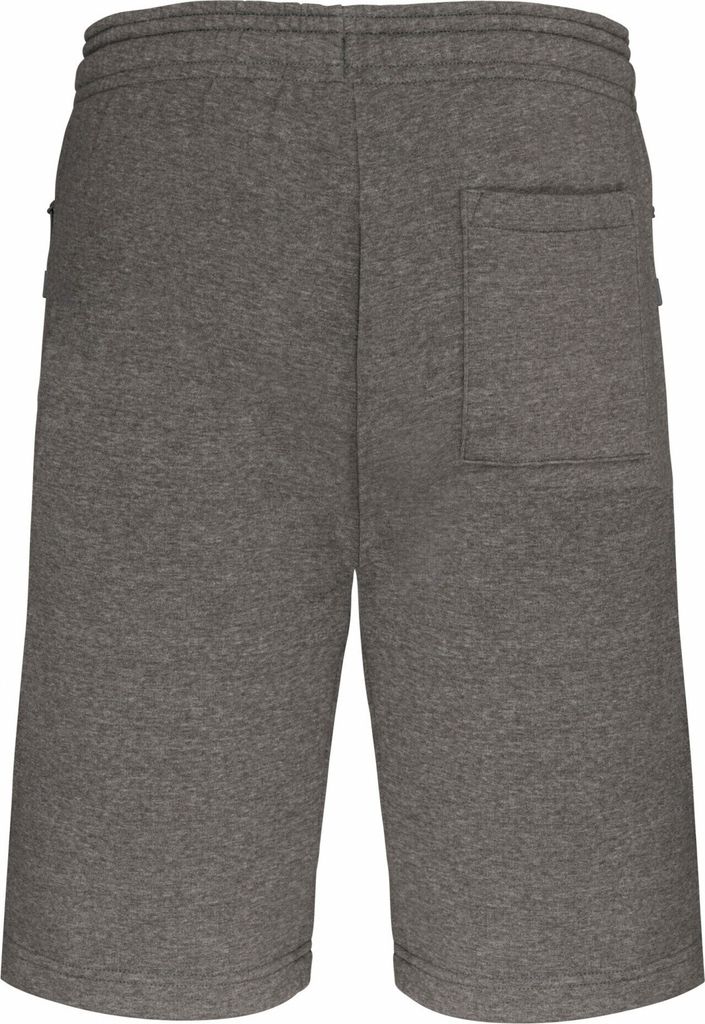 Proact Herren Bermuda Shorts Jogginghose Sporthose Fitness kurze Hose, Größe:S, Farbe:Grey Heather