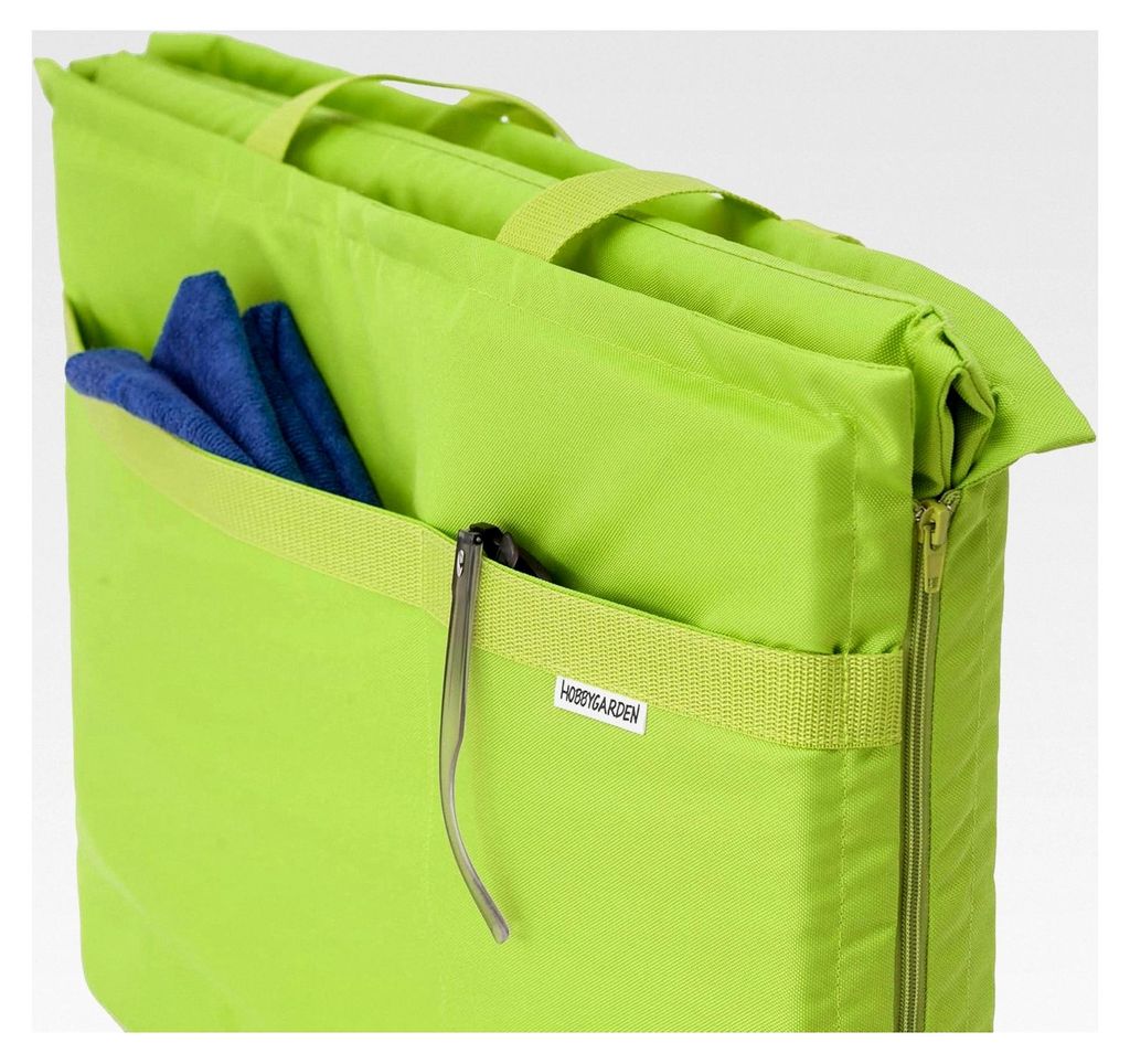 Faltbare Strandmatte 2in1 mit Tasche, Sonnenliege, Gartenliege, Kopfkissen, tragbar, in verschiedenen Farben