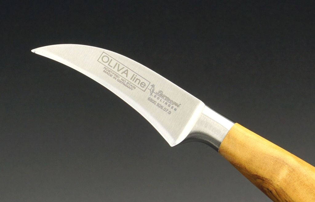 Burgvogel OLIVA Line Schälmesser - Klinge: 7 cm, Produktbild 