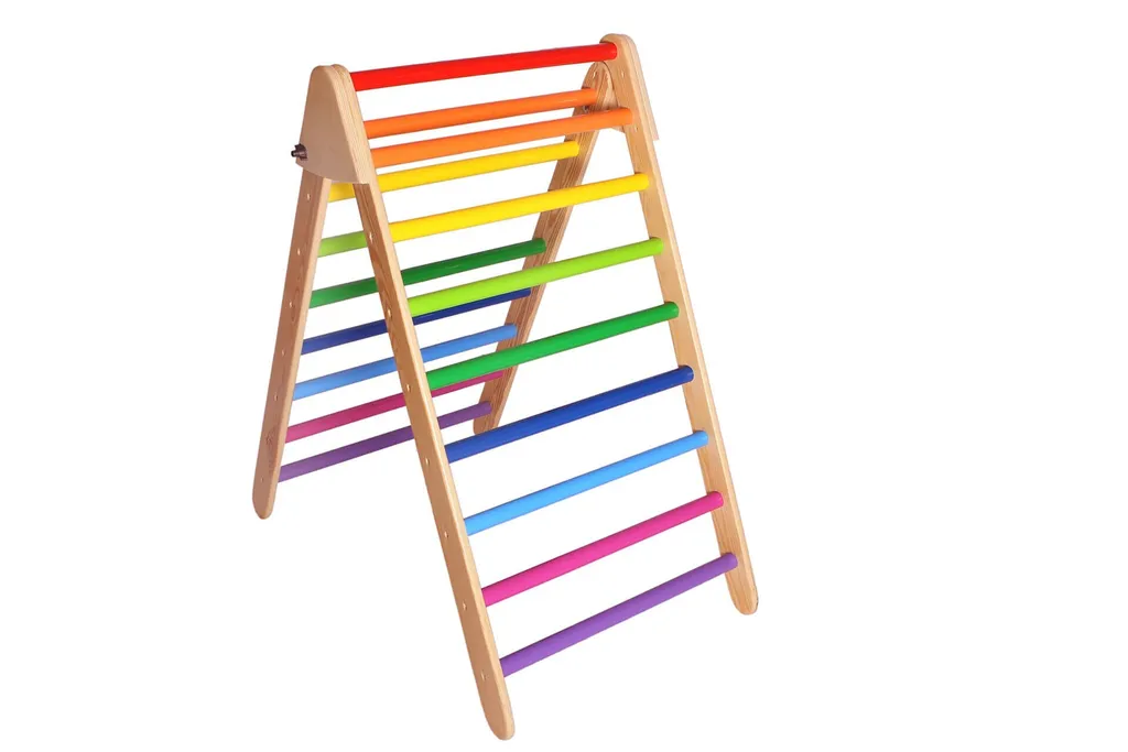 Skye Decor Escaliers 120 cm en bois de pin massif jouet multicolore