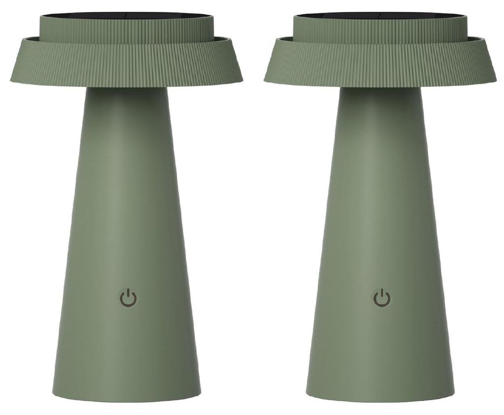 Luxus - Tafellamp Solar Mambo - Grün - H23 x Ø14