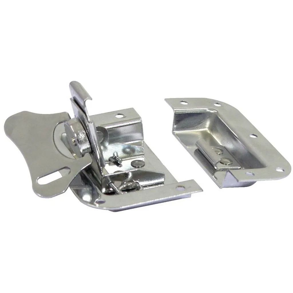 Fermeture Papillon Encastrée Argentée pour Valise de Transport et Case