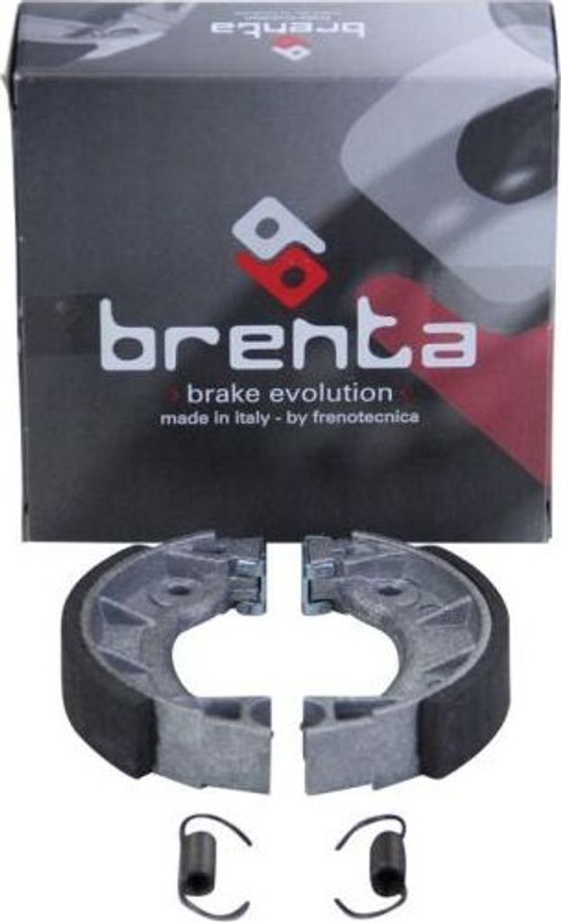 Bremsbacken 90x18 mm mit Federn Brenta 0151 für Hercules Prima M 2 3 4 5 / Piaggio Ciao Si Bravo