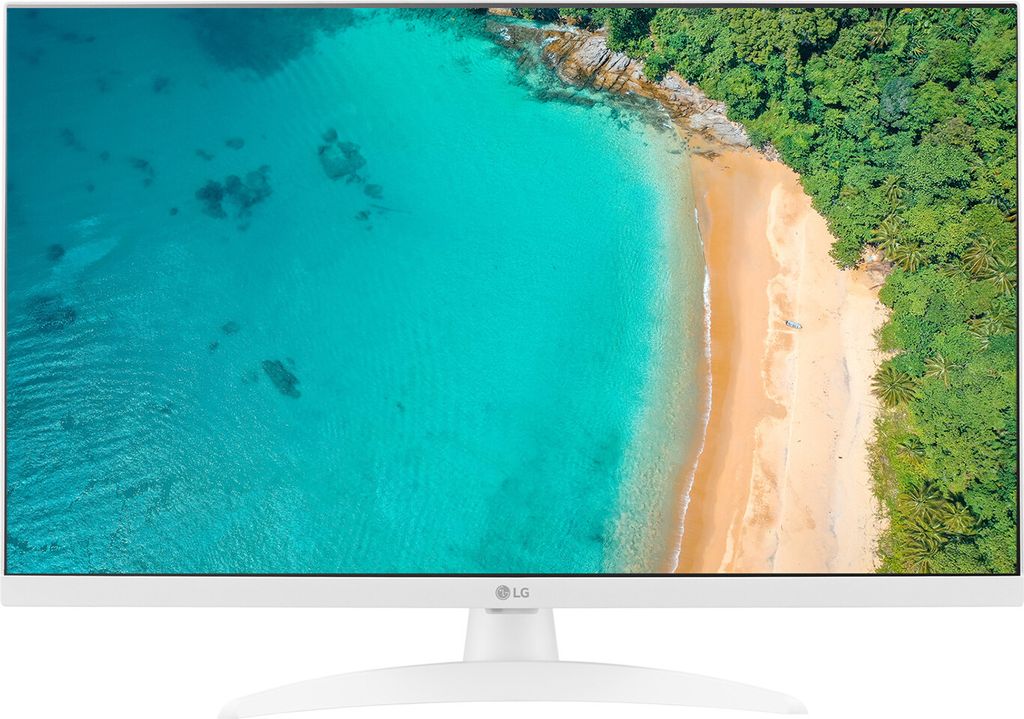 LG Monitor TV Smart 27" Full HD WebOS 22 Wi-Fi Bluetooth Bianco 27TQ615S