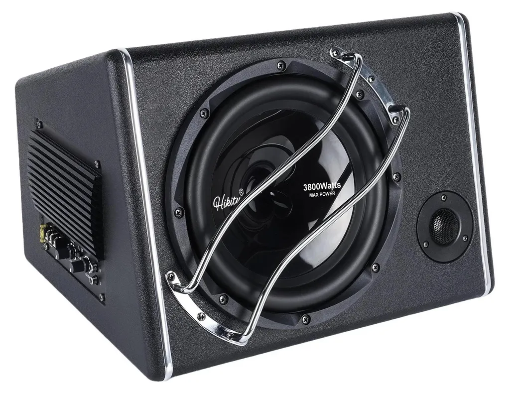 Subwoofer de voiture C2505 : caisson de basses actif ultraplat 25 cm