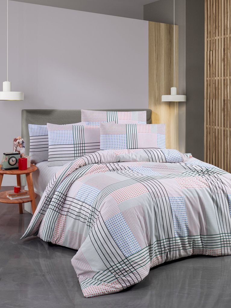 L'Essentiel Linge de Maison, Lida, Doppel-Bettbezug-Set (DE), Weiß, 65 % BAUMWOLLE / 35 % POLYESTER, 200 x 200 cm