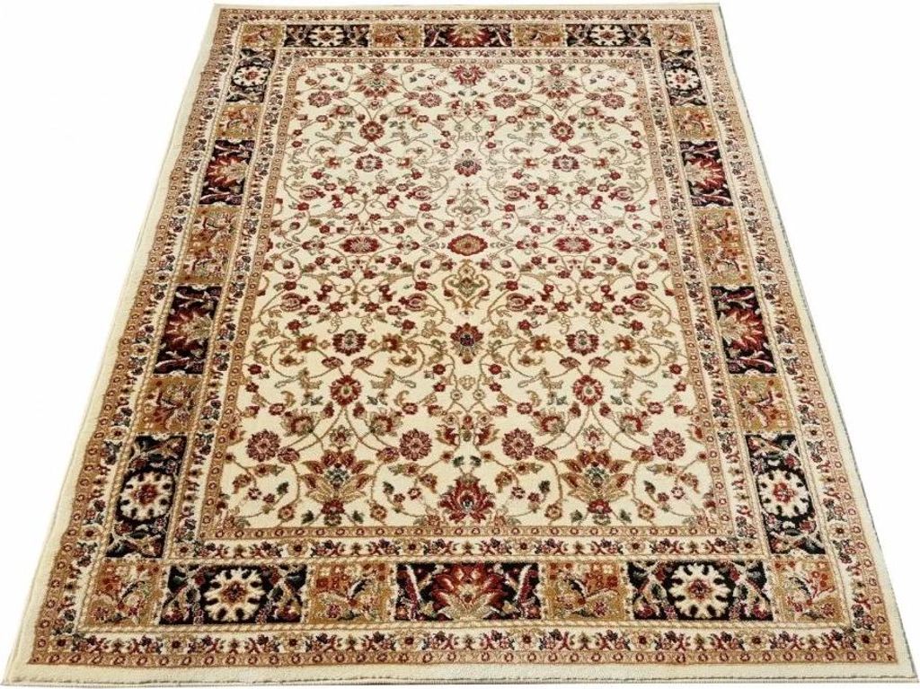 Orientteppich 140x190 cm LUCHO - creme / gemustert
