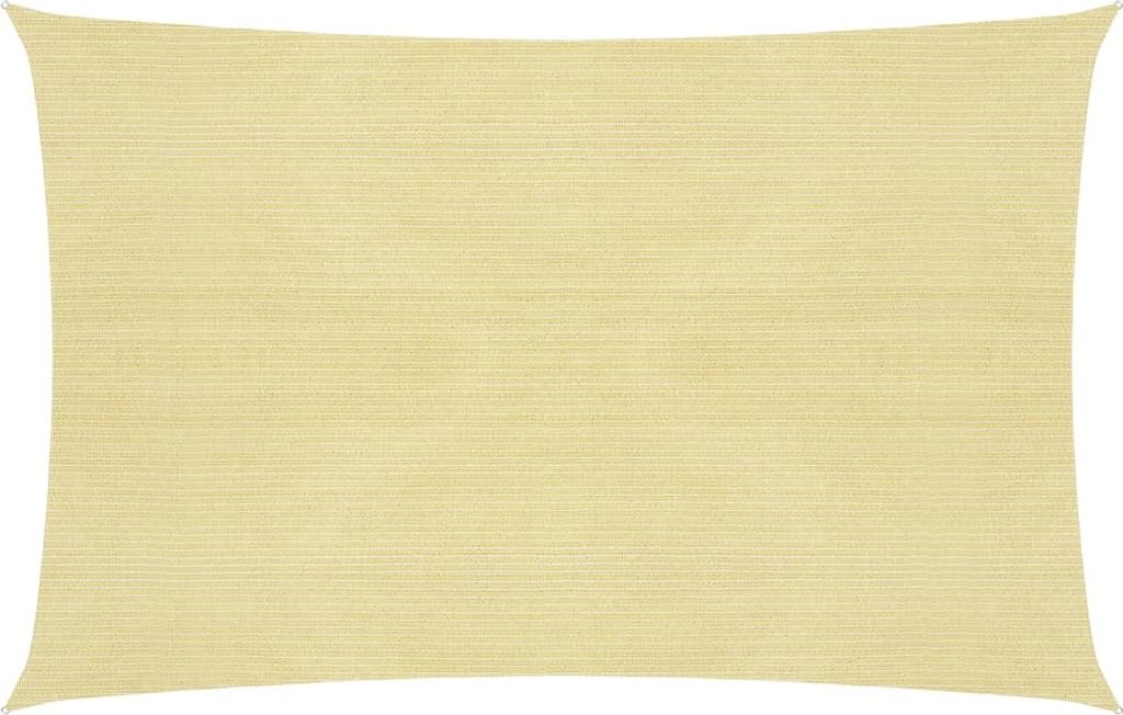 Ankonbej Sonnensegel 160 g/m² Beige 3x4,5 m HDPE