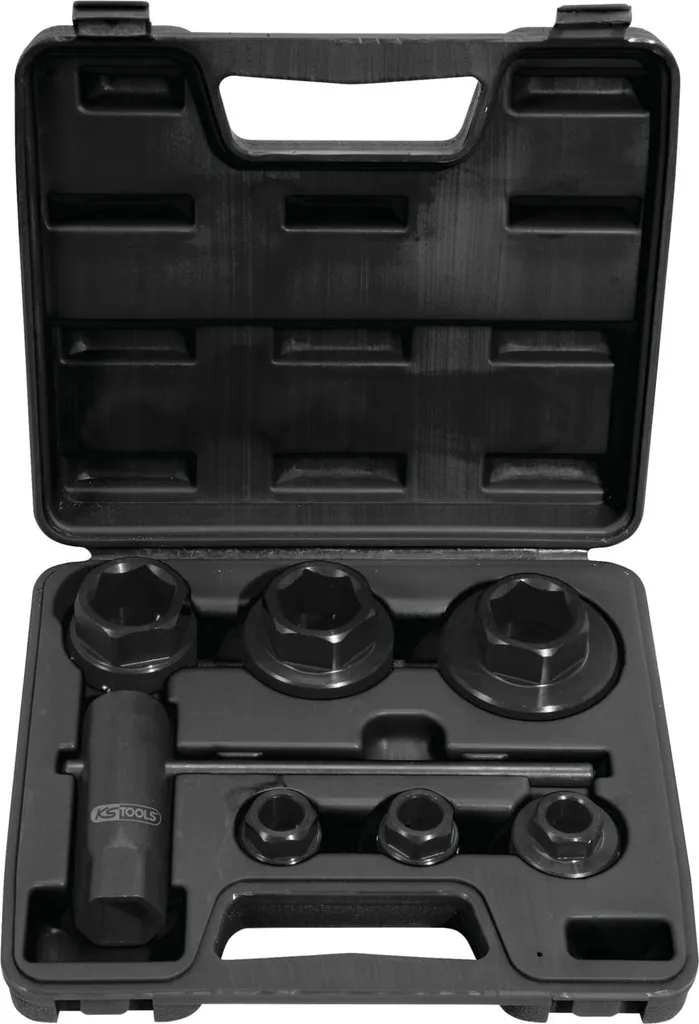 Assortiment d'adaptateurs pour filières rondes KS TOOLS coffret 8 pièces