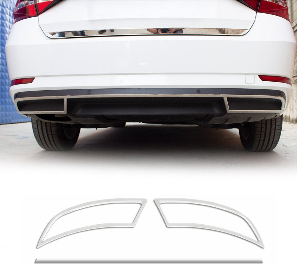 Moulure de Pare-chcos Arrière pour Skoda Superb 2015-2025 Image du produit 