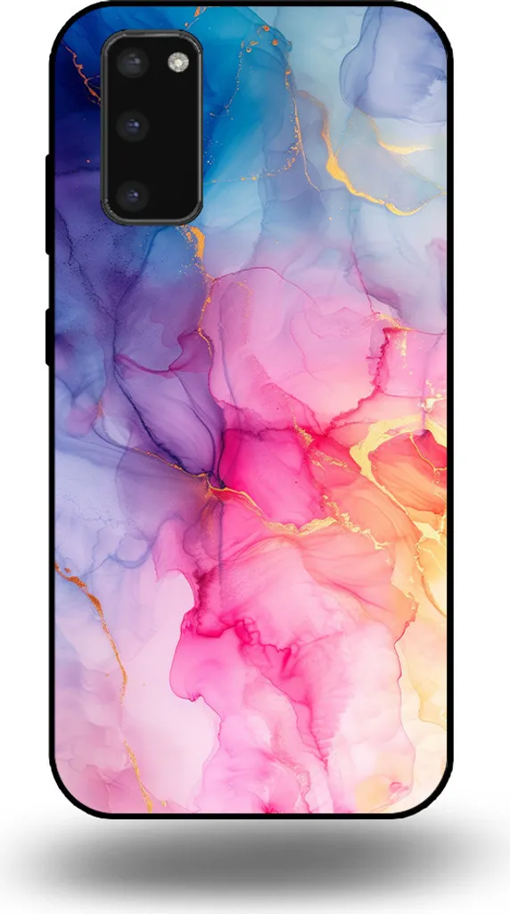 Custodia Samsung Galaxy S20 Marmo Arcobaleno - Cover TPU Morbida