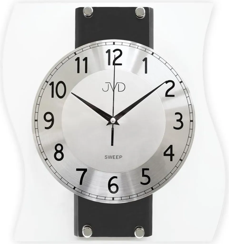 Orologio da Parete JVD NS21053.2 - Design Moderno in Legno e Vetro