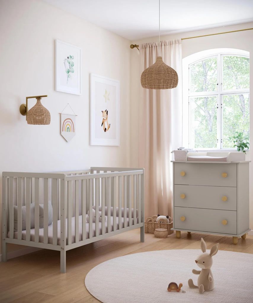 ZEE BAMBI Łóżeczko Dziecięce 140x70 cm Kaszmir Klasyczne Zdjęcie produktu 