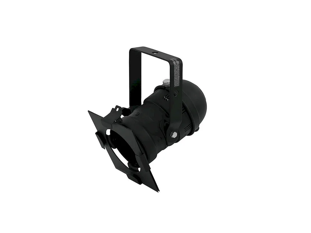 Projecteur court PAR36 noir sans transformateur pour boule facette