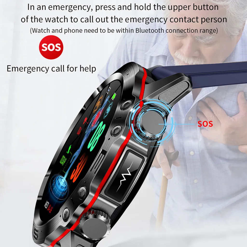 Smartwatch AMOLED ET482 Écran 1,43 Pouces avec Traqueur de Santé Bleu - 11