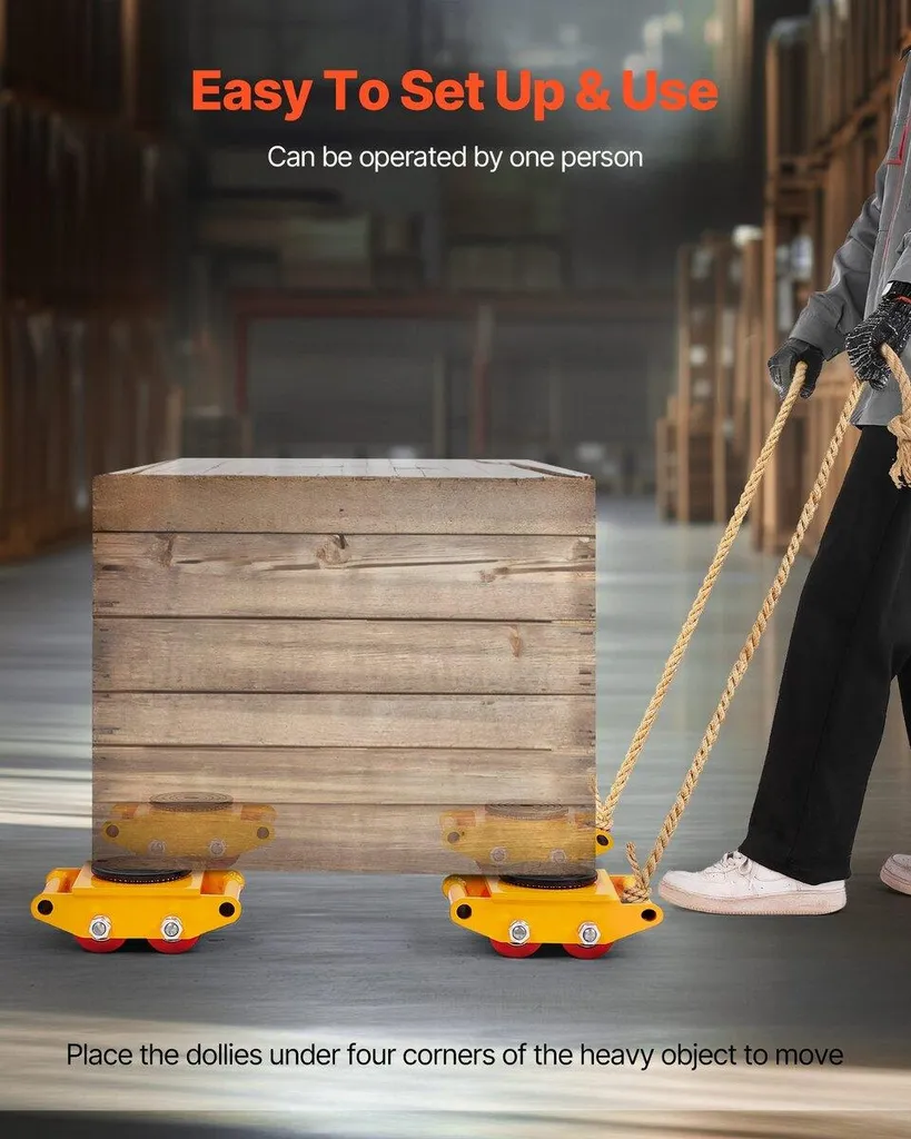Chariot industriel 6 tonnes idéal pour usines et déplacement machine - 6