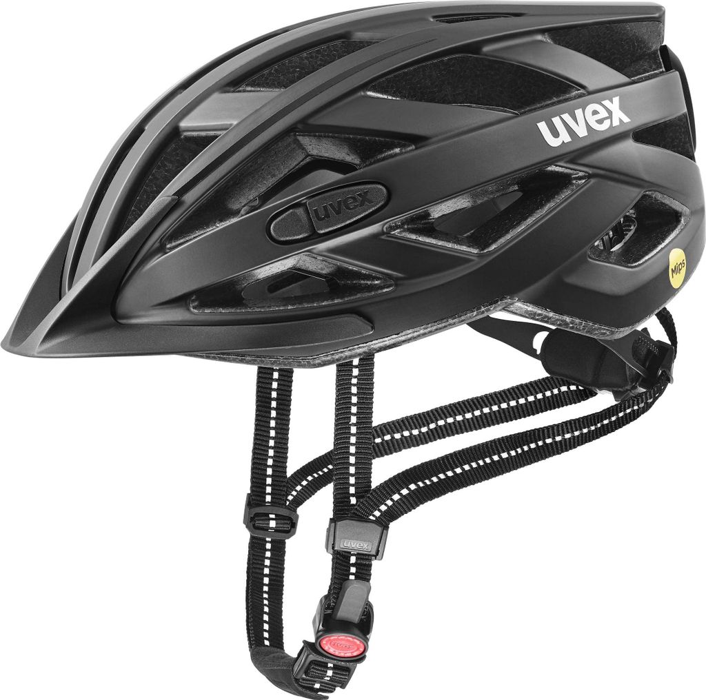 UVEX Fahrradhelm Helm City i-vo MIPS Komfort Schwarz Matt 56 60 cm Schutz