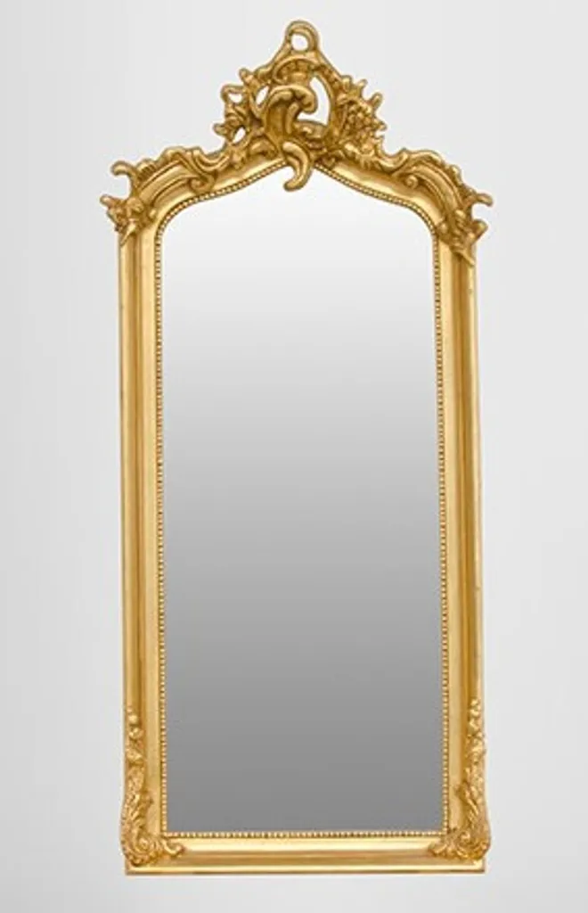 Miroir Baroque Doré 115x48 cm : Agrandissez votre Pièce avec Style