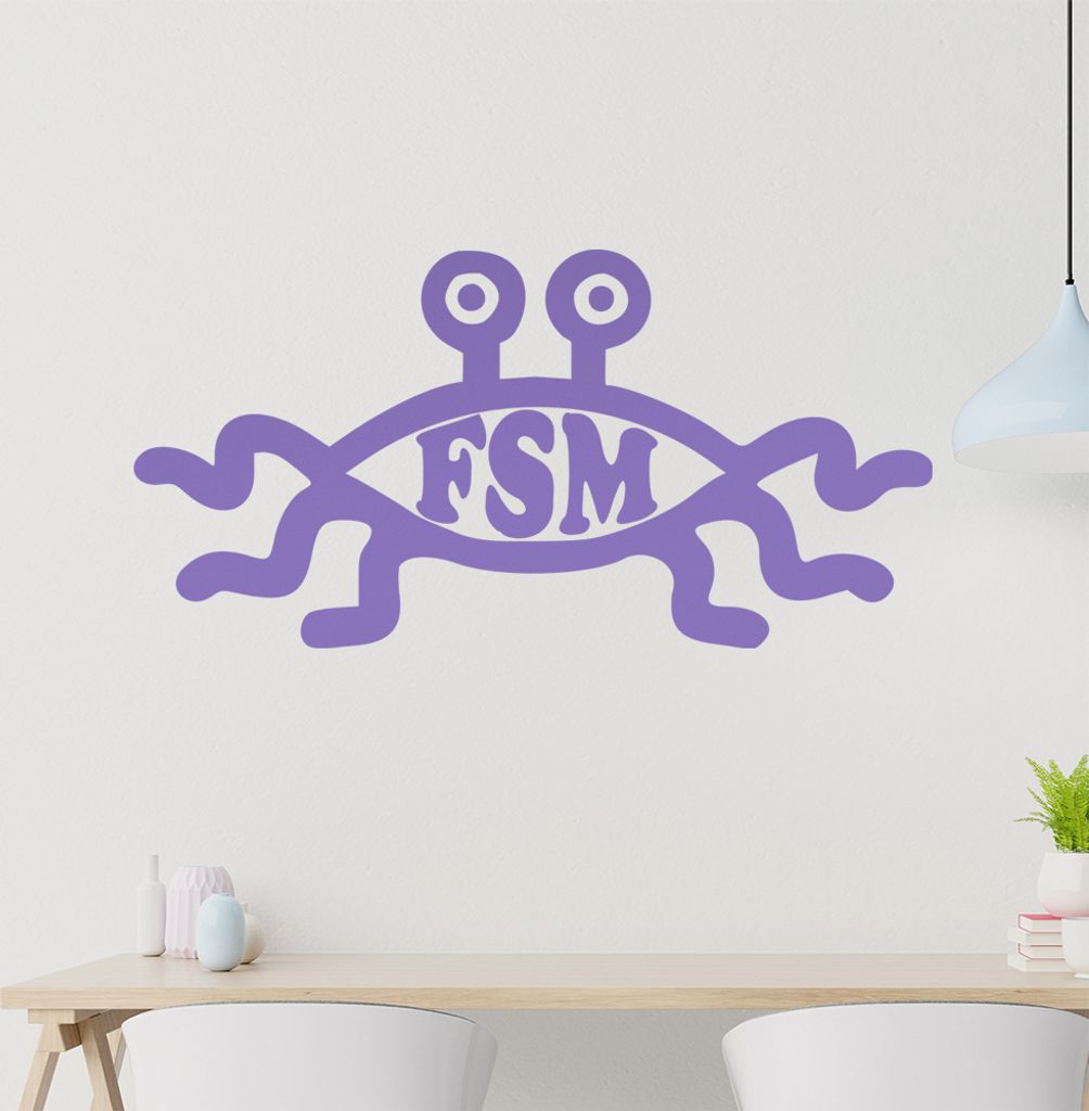 FSM Wandtattoo in 6 Größen - Wandaufkleber Wall Sticker - Dekoration, Küche, Wohnzimmer, Schlafzimmer, Badezimmer