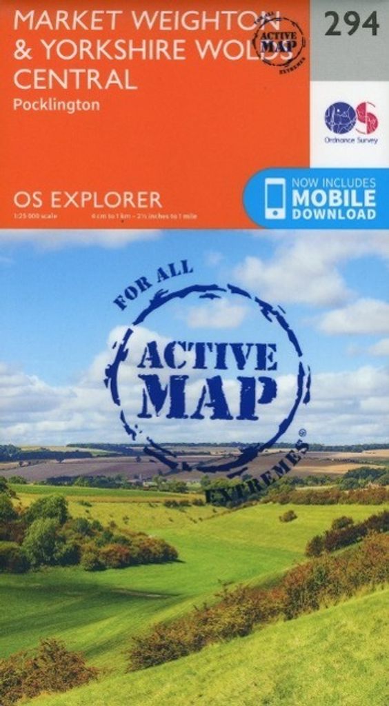 Market Weighton and Yorkshire Wolds Central 1 : 25 000